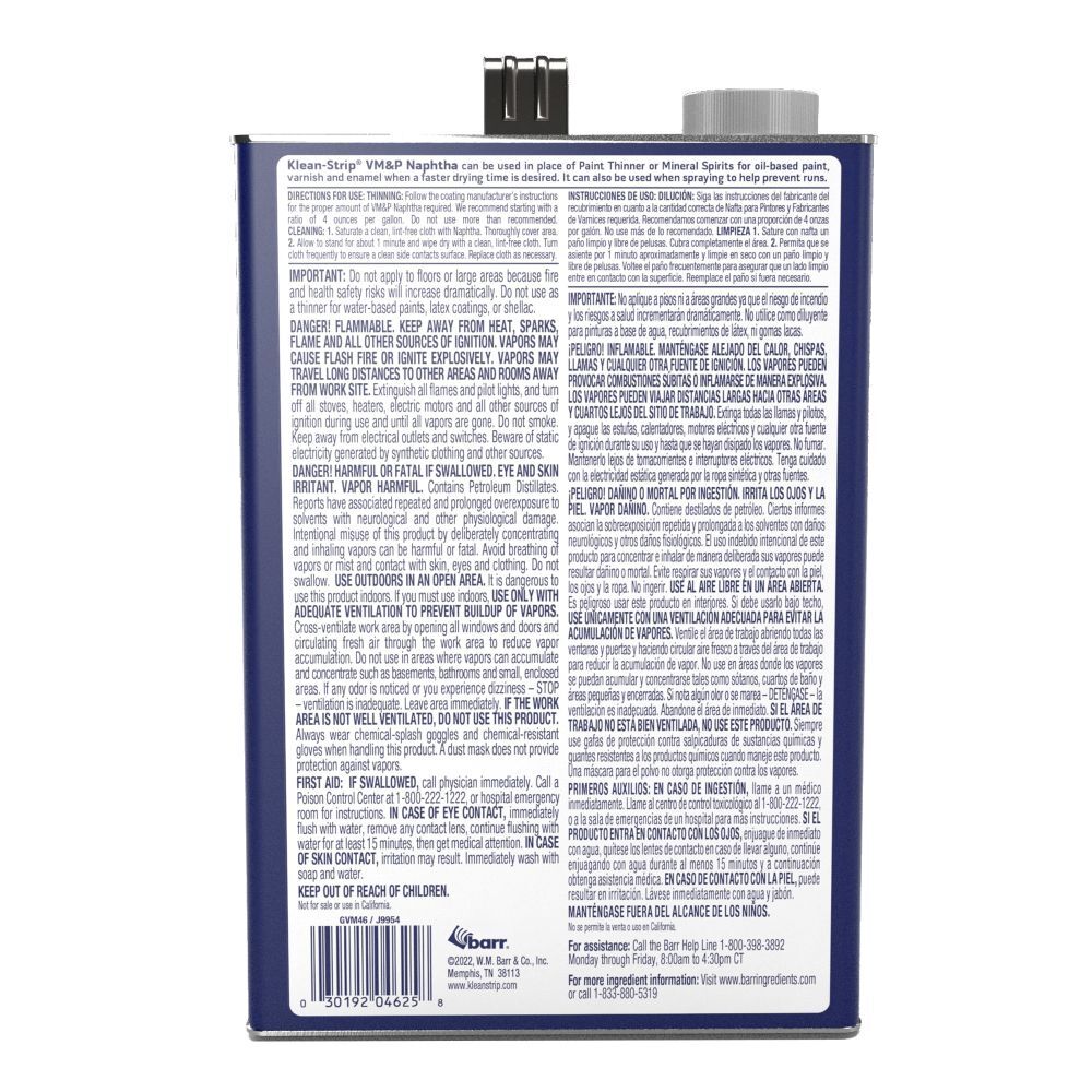 Klean Strip VM&P Naphtha, 1-Qt