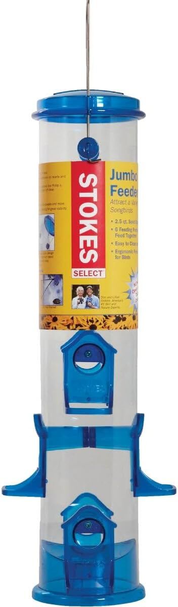 Stokes Select Jumbo Bird Seed Feeder, 18-In, 2.5-Qt