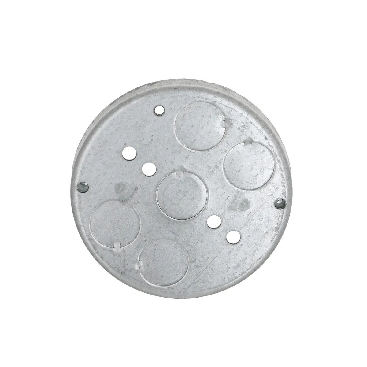 Raco Round Drawn Ceiling Pan With 5 Knockouts, 1/2-In x 4-In