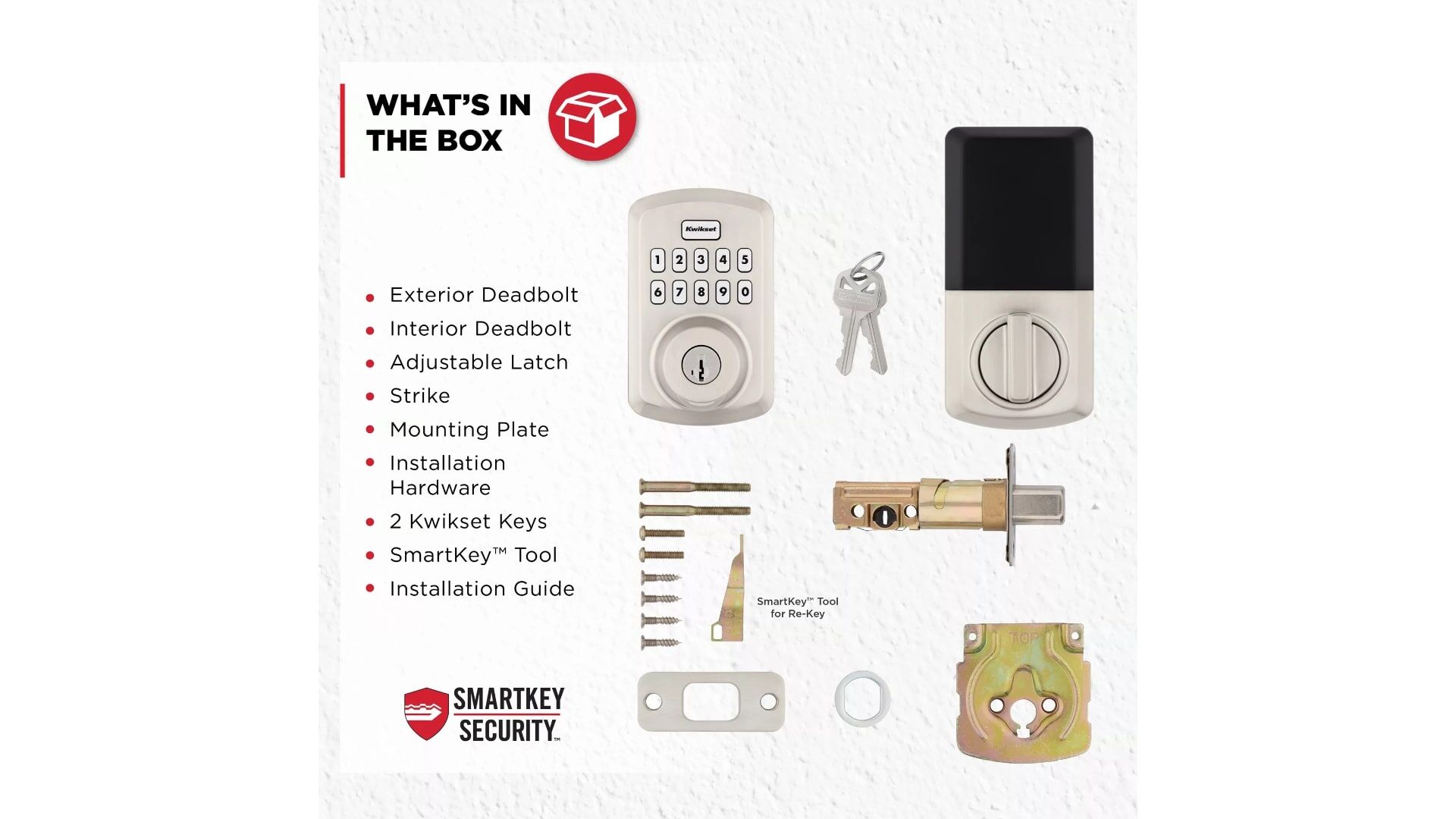 Kwikset Powerbolt 250 Satin Nickel Transitional Keypad Electronic Lock