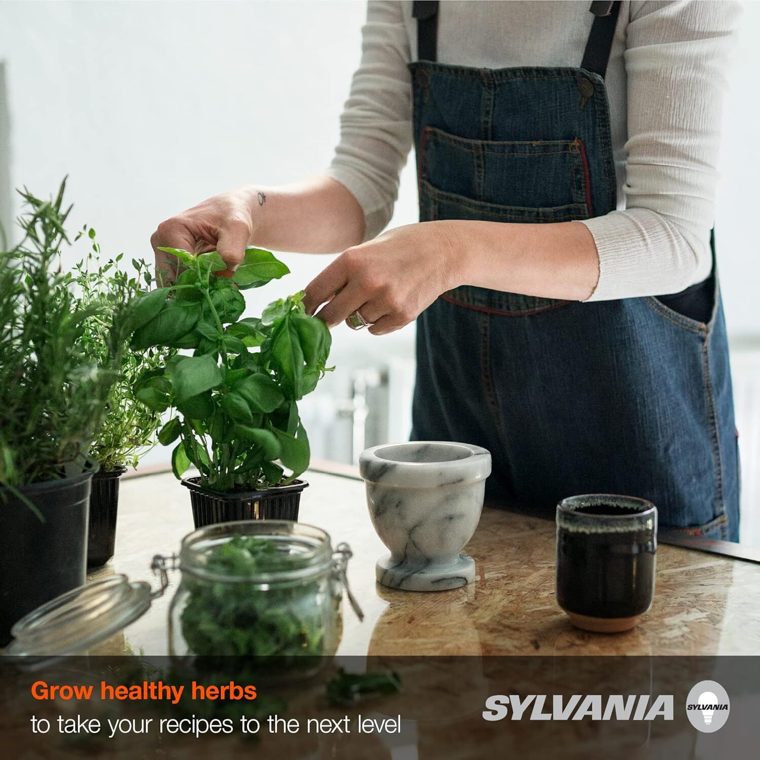 Sylvania BR30 15 Watt Frosted Full Cycle Grow LED Flood Light Bulb