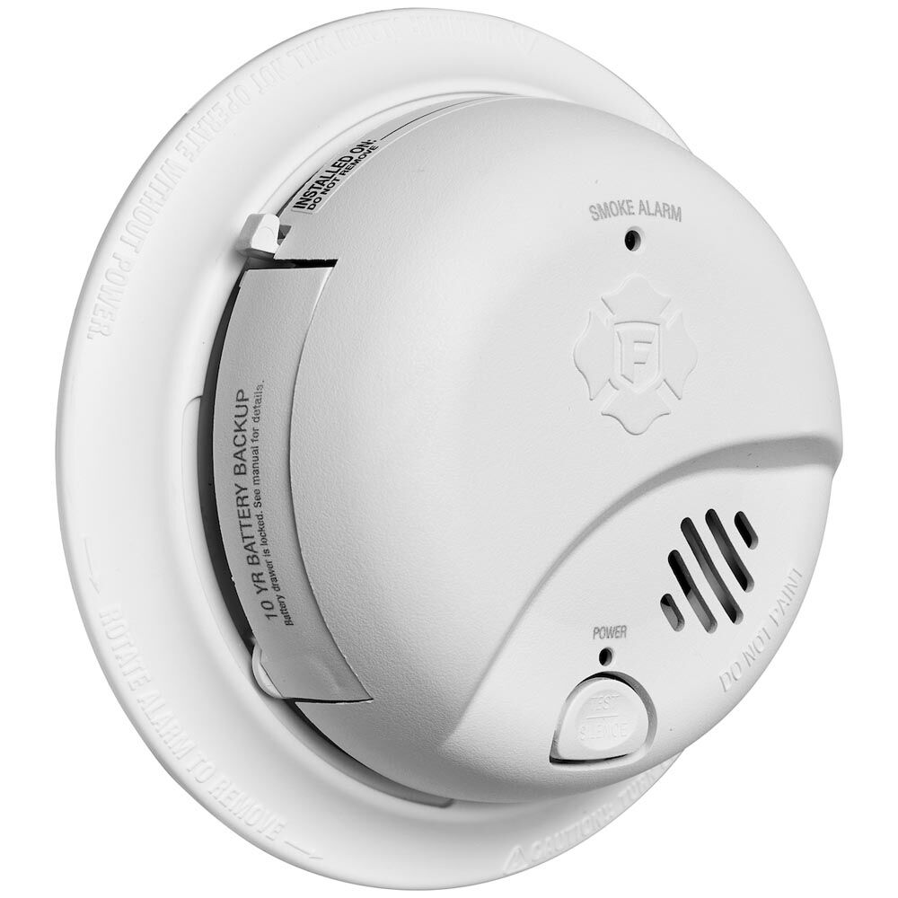 First Alert Interconnect Hardwire Smoke Alarm With 10-Year Battery Backup
