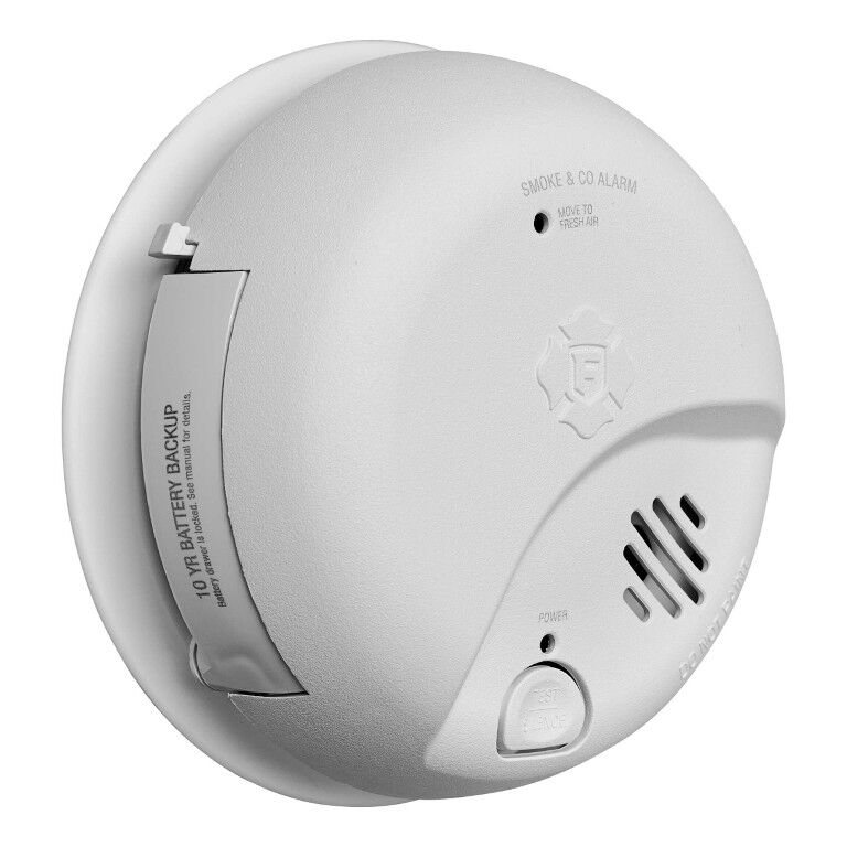 BRK Interconnectable Ion Smoke & CO Alarm With 10-Year Battery Backup
