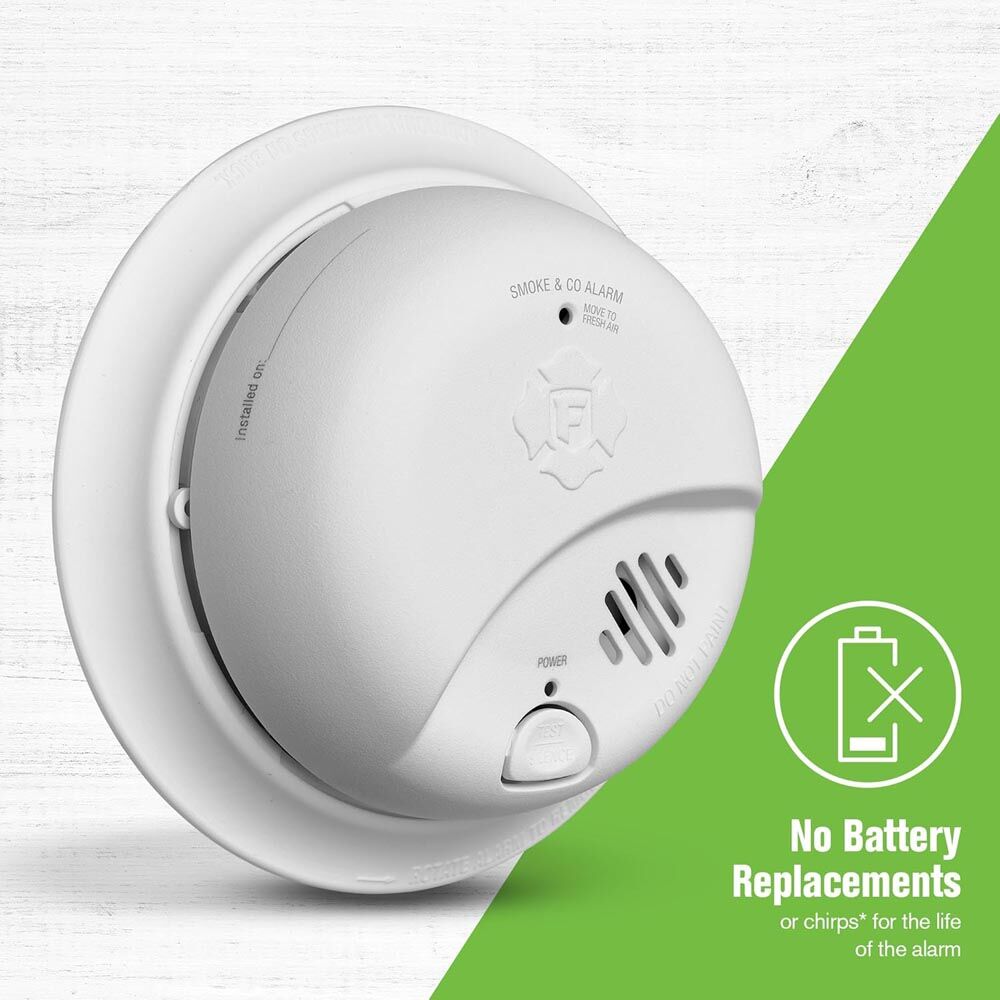 First Alert 10-Year Battery 2-in-1 Combination Smoke & Carbon Monoxide Alarm