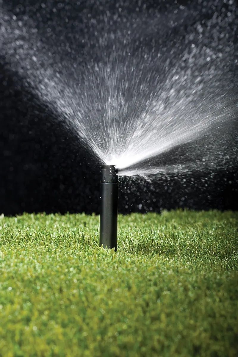 Rain Bird 4-In Pop-Up Spray Head 180° Pattern Dual Spray Sprinkler With Pressure Regulator, 15-Ft