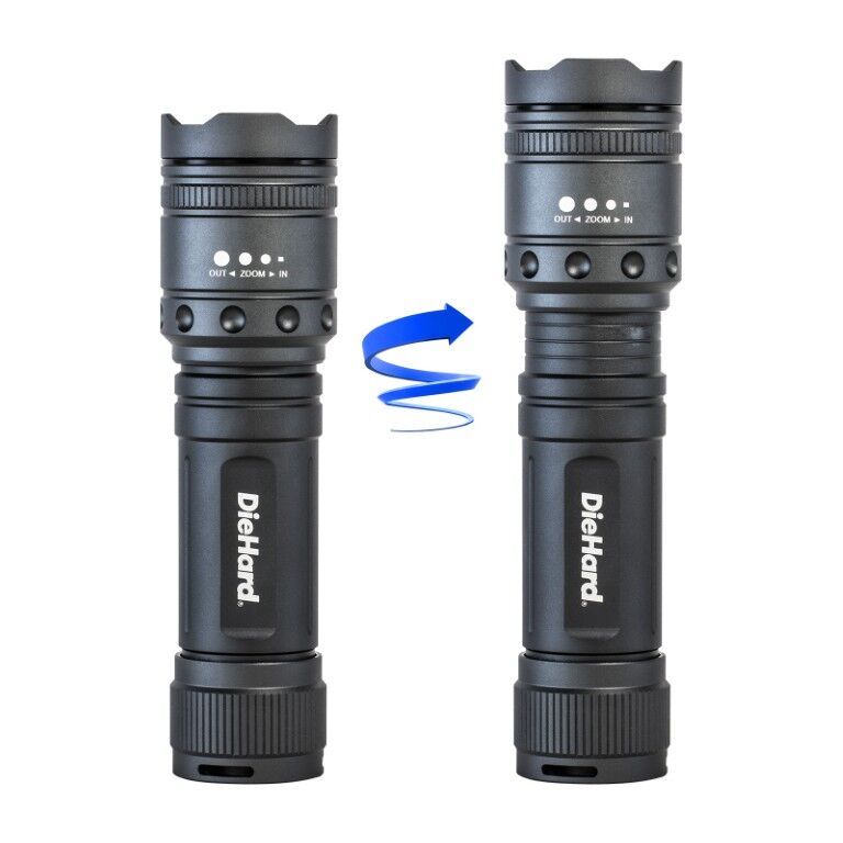 DieHard Twist Focus 1700 Lumen LED Flashlight
