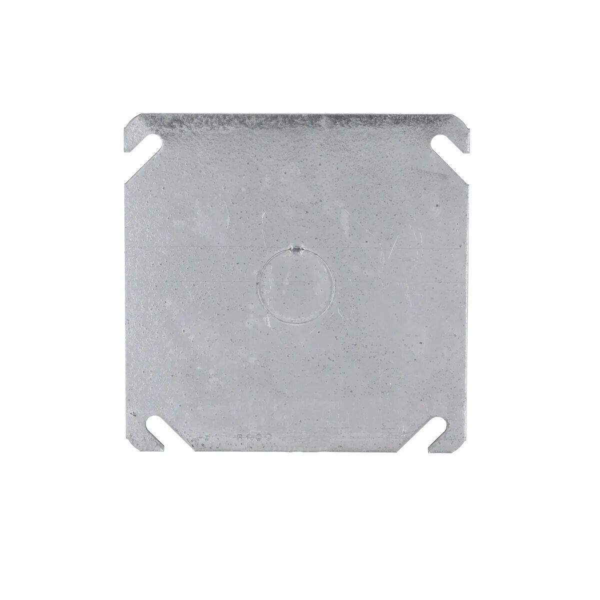 Raco 4-In Square Cover, Flat With 1/2-In Center KO
