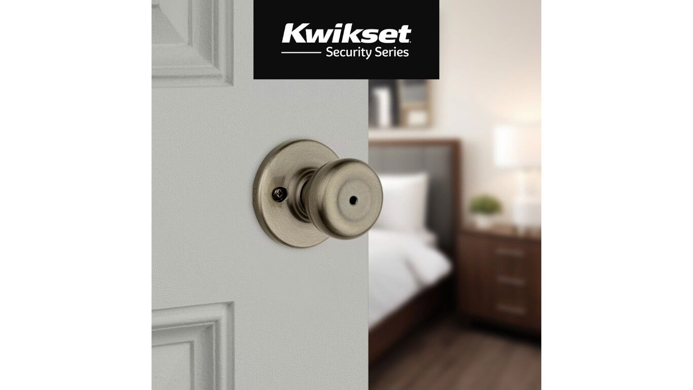 Kwikset Antique Brass Bed And Bath Tylo Door Knob