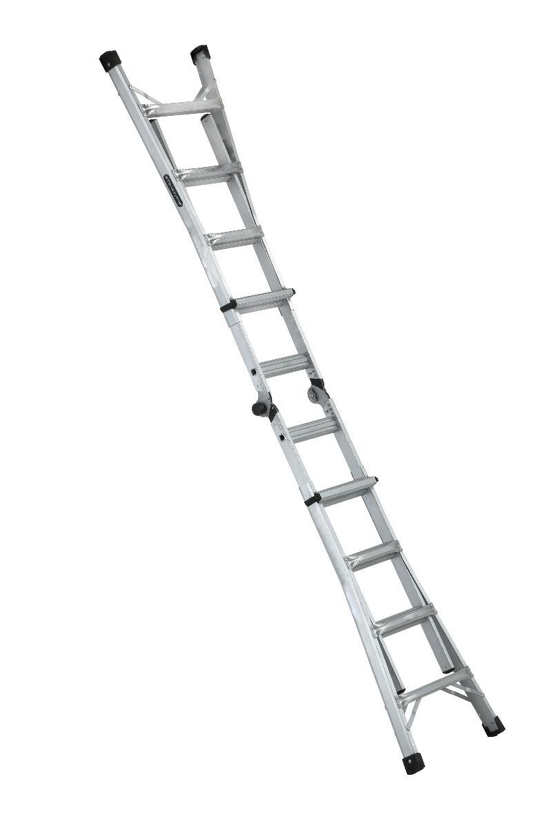Louisville Ladder Aluminum Multipurpose Ladder, Type IA, Load Capacity 300-Lb, 17-Ft