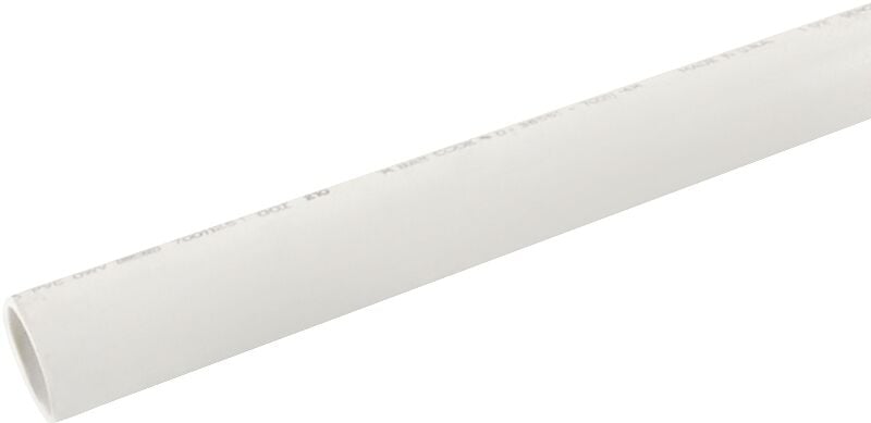 JM Eagle Solvent Weld Schedule 40 PVC DWV Pipe, 3-In x 10-Ft