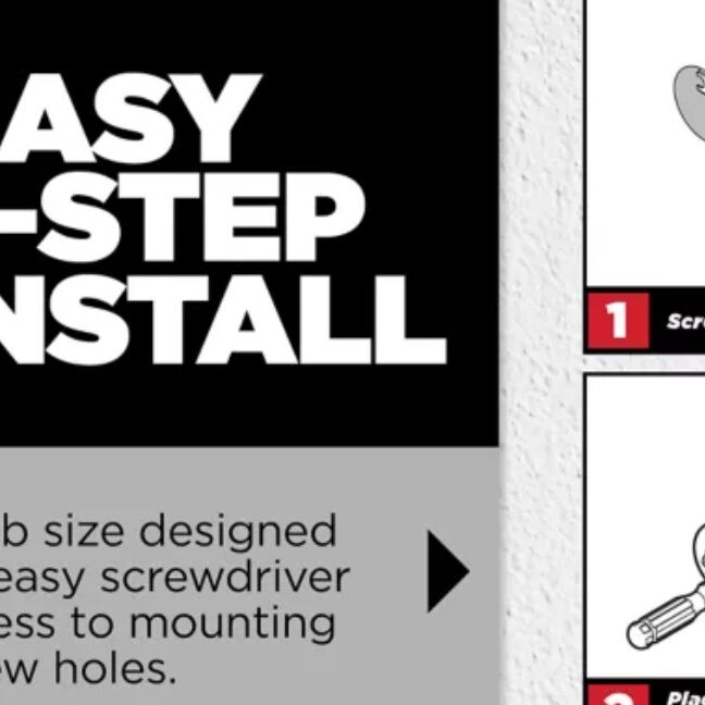 Kwikset Satin Nickel Bed/Bath Polo Door Knob, 2 3/8-In To 2 3/4-In