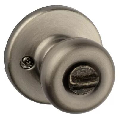 Kwikset Tylo Antique Brass Keyed Entry Door Knob