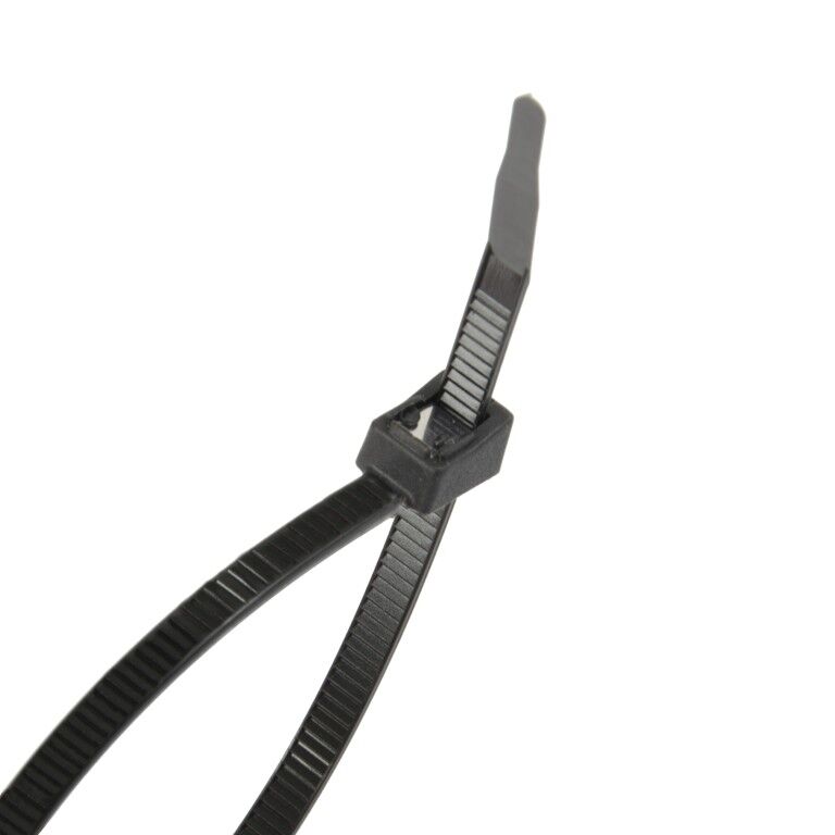 Gardner Bender Black Self Cutting Cable Tie Self Cutting, 14-In, 50-Pk