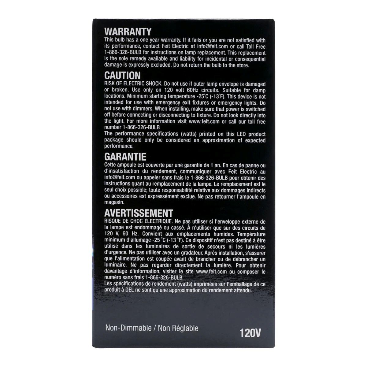 Feit Electric 7W LED Blacklight Light Bulb