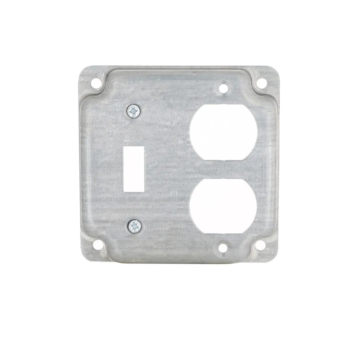 Raco Exposed Work Duplex/Toggle Square Cover, 4-In x 4-In