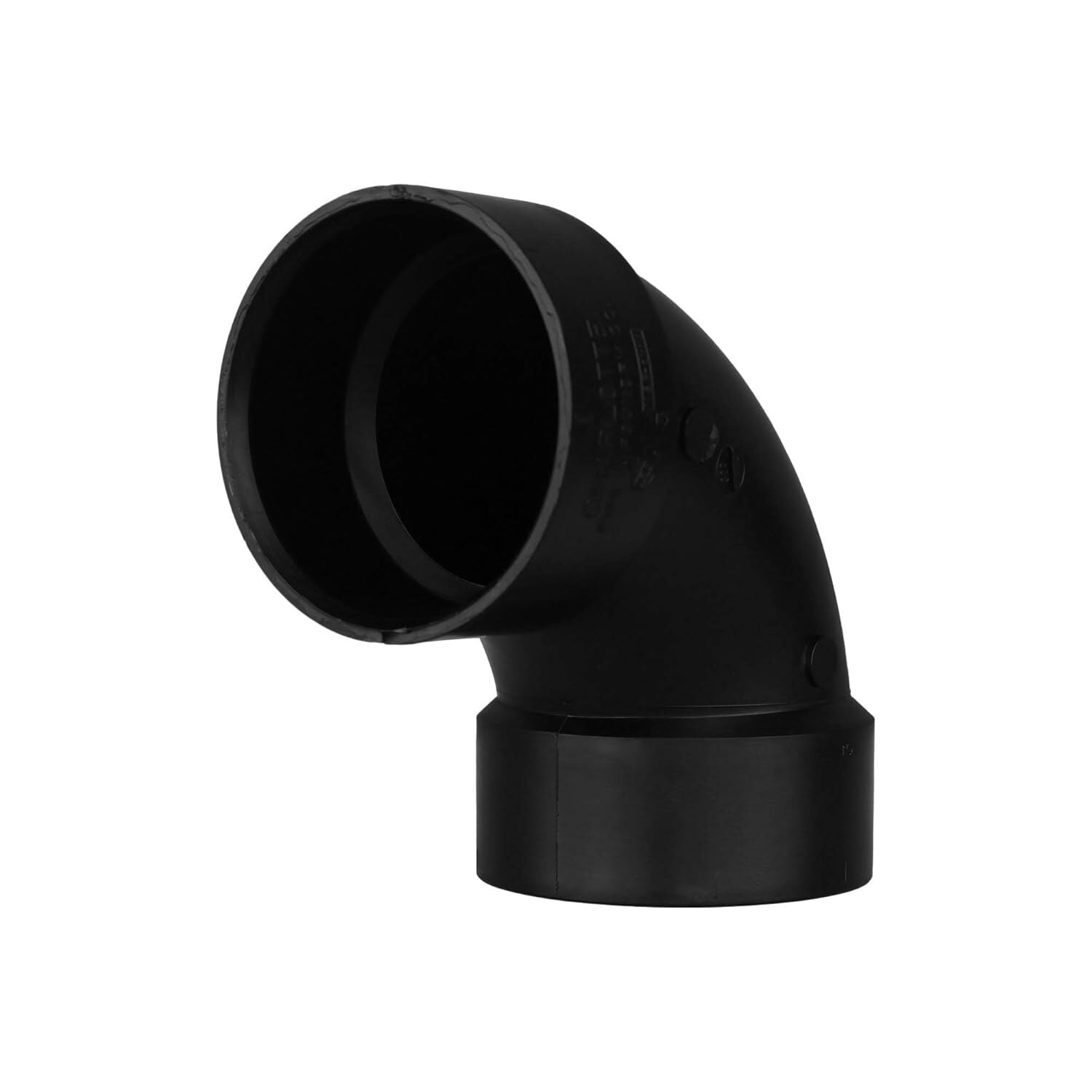 Charlotte Pipe ABS DWV 90° Elbow, 3-In Hub x 3-In Hub