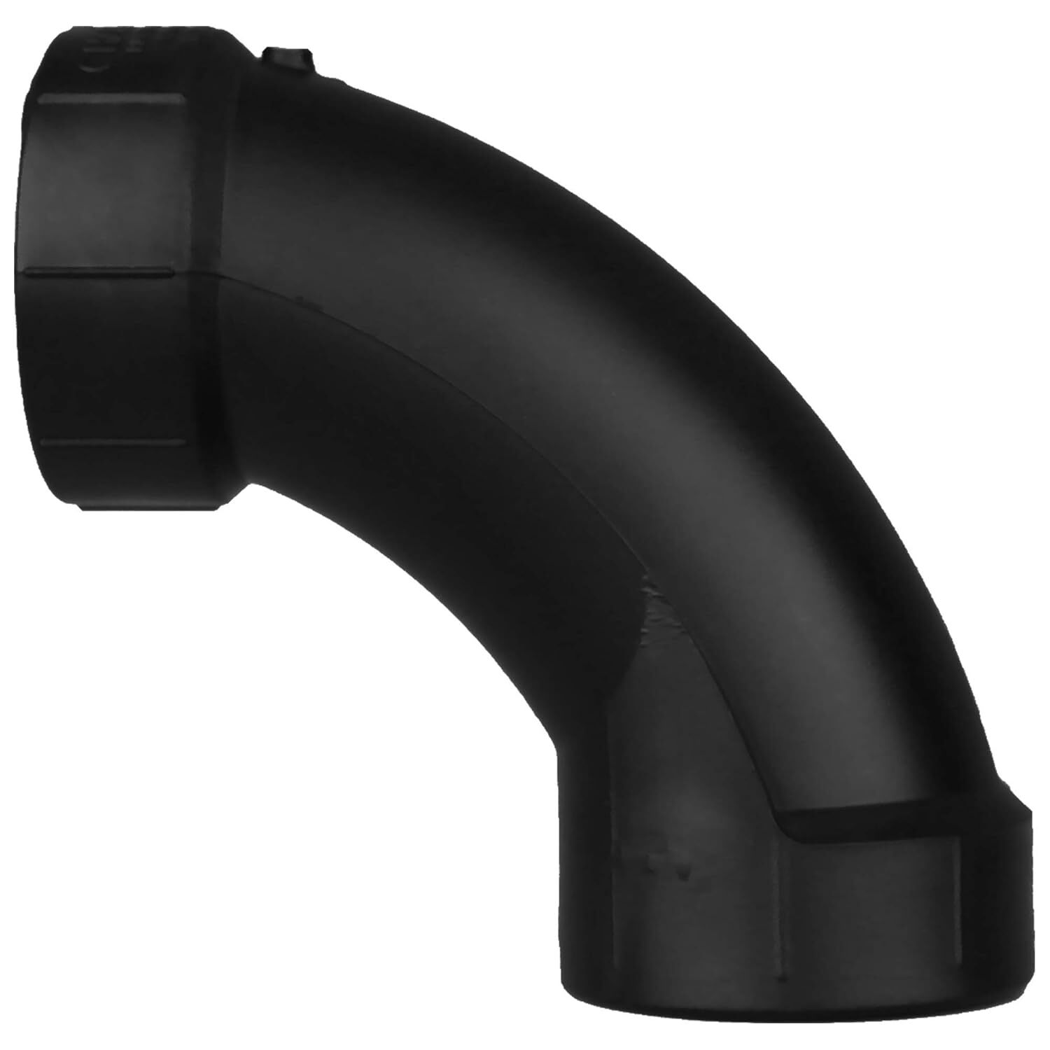 Charlotte Pipe ABS DWV 90° Long Sweep Elbow, 2-In Hub x 2-In Hub