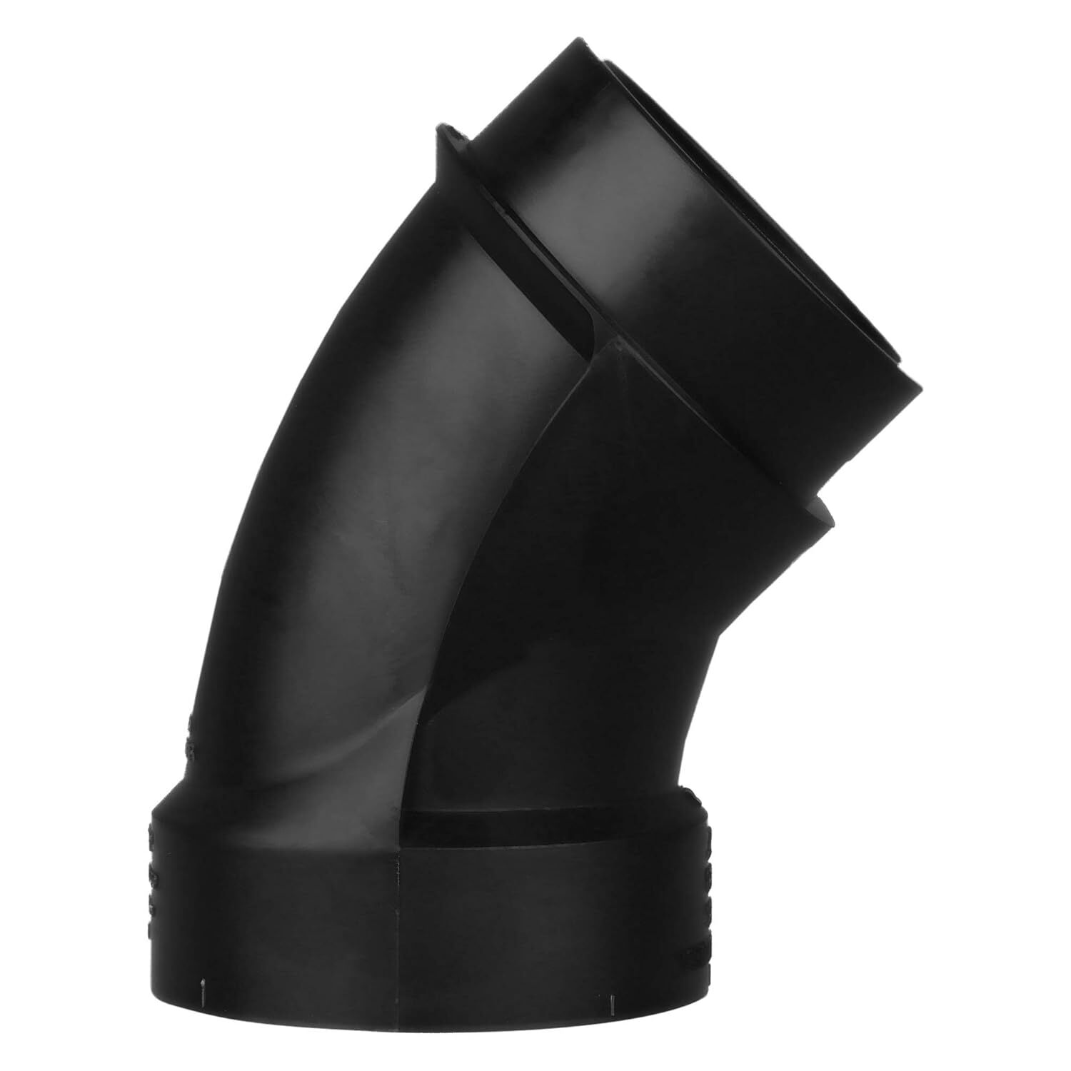 Charlotte Pipe ABS DWV 45° Street Elbow, 2-In Hub x 2-In Spigot