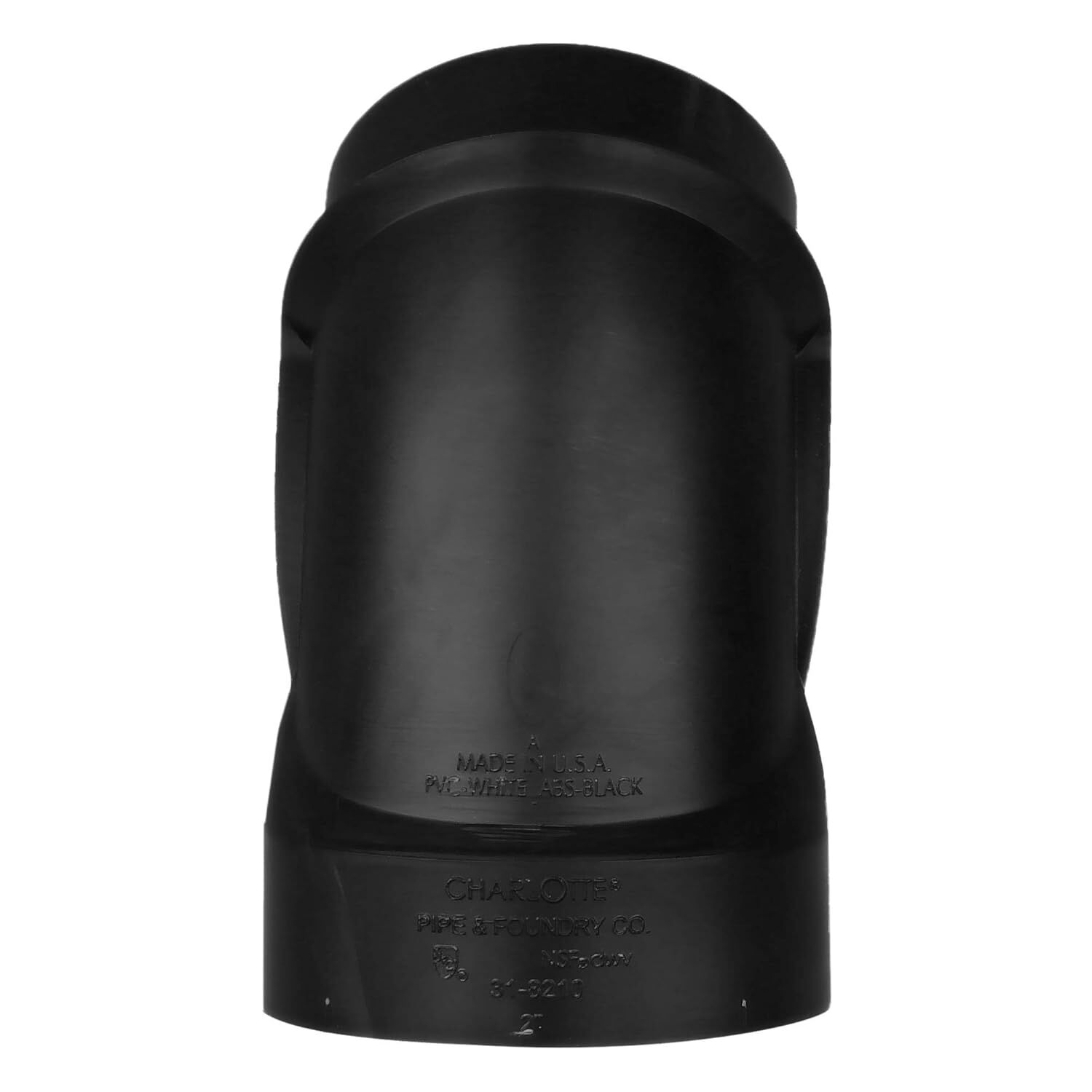 Charlotte Pipe ABS DWV 45° Street Elbow, 2-In Hub x 2-In Spigot