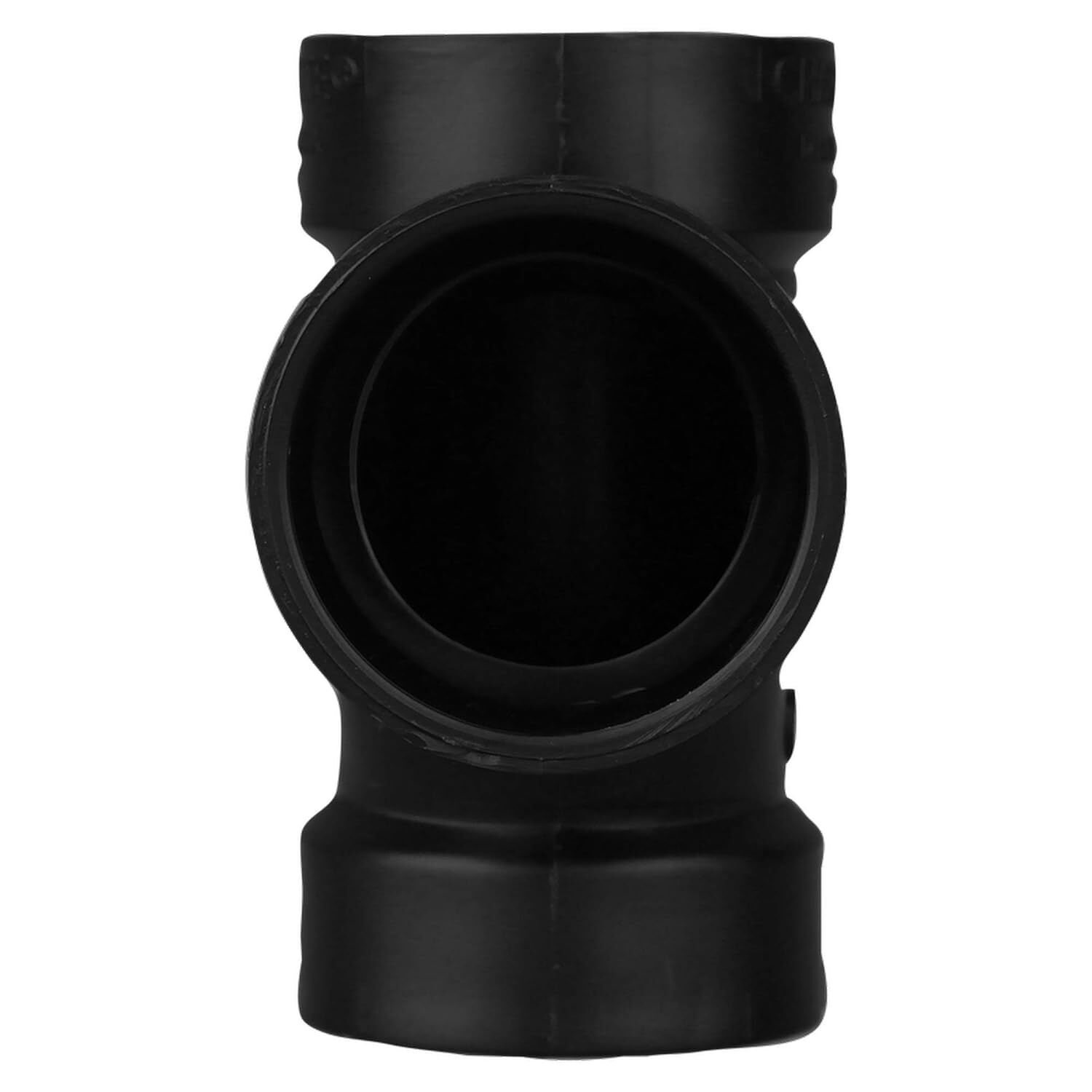 Charlotte Pipe ABS DWV Sanitary Tee, 1 1/2-In Hub