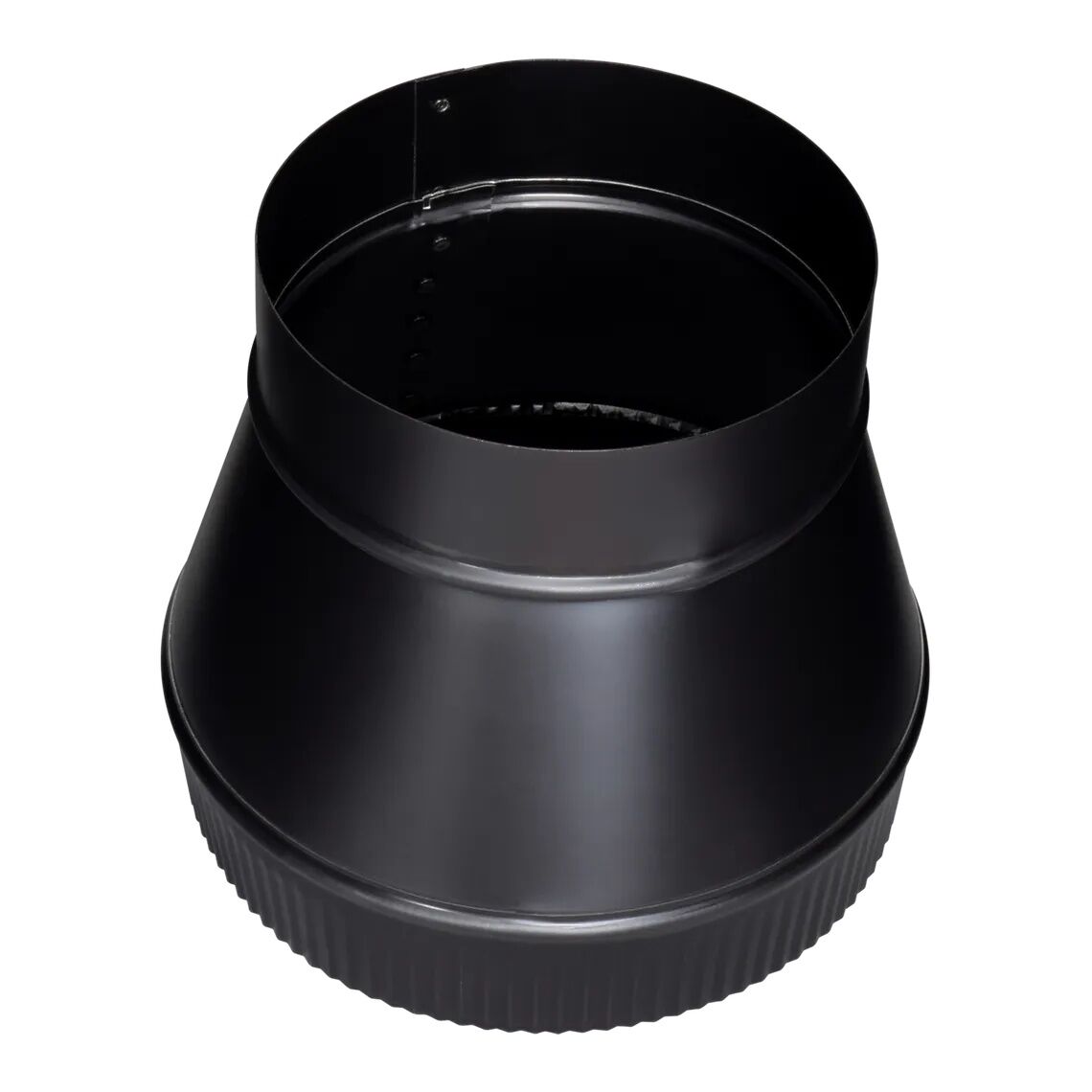 Imperial Stove Pipe Increaser Black Matt, 6-In To 8-In