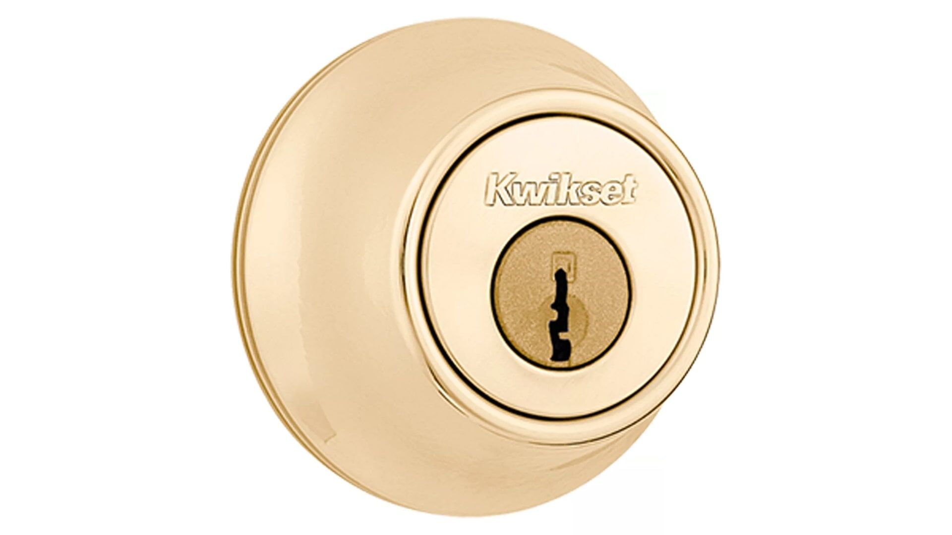 Kwikset Polish Brass 665 Deadbolt Keyed Both Sides with SmartKey