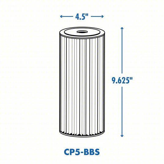 Culligan Quick Connect Filter, 4 1/2-In Diameter X 9 3/4-In Height
