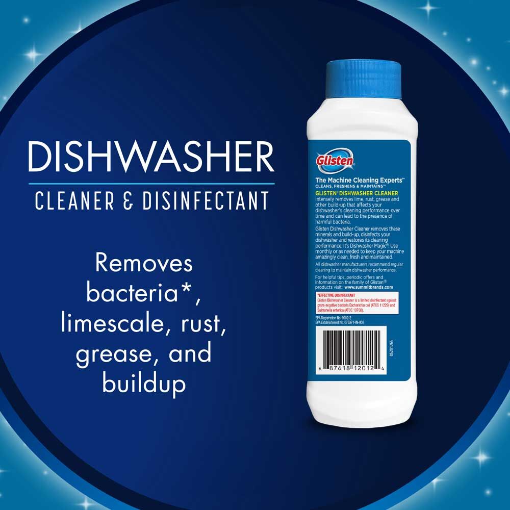 Glisten Dishwasher Cleaner, 12-Oz