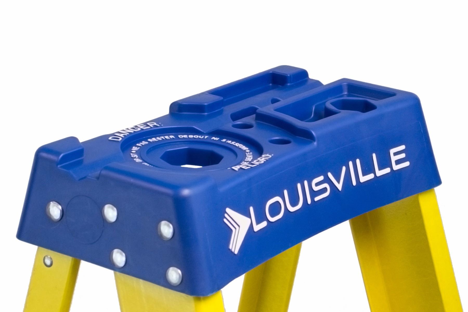 Louisville Ladder Fiberglass Step Ladder, Type I, Load Capacity 250-Lb, 6-Ft