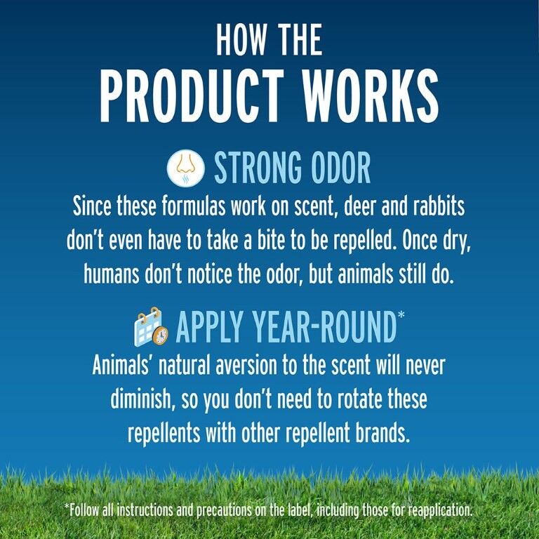 Liquid Fence Deer & Rabbit Repellent, Ready-To-Use - 1 gal
