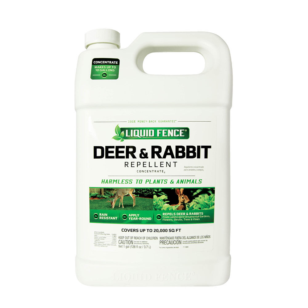 Liquid Fence Deer & Rabbit Repellent Concentrate, 1-Gal