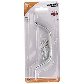 National Hardware Zinc Plated Pull Handle, 6-3/4-In