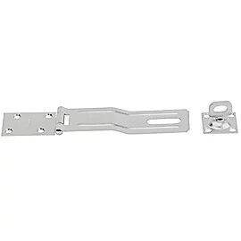 National Hardware Zinc Plated Swivel Staple Safety Hasp, 6-In