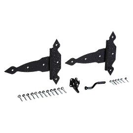 National Hardware Black Spear Gate Kit, 8-In
