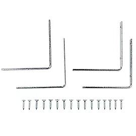 National Hardware Zinc Plated Corner Brace, 3-1/2-In X 3/4-In