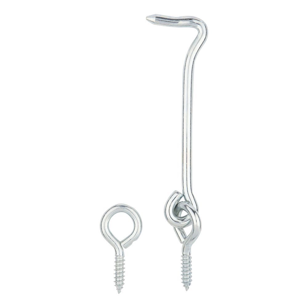 National Hardware Zinc Plated Gate Hook, 6-In