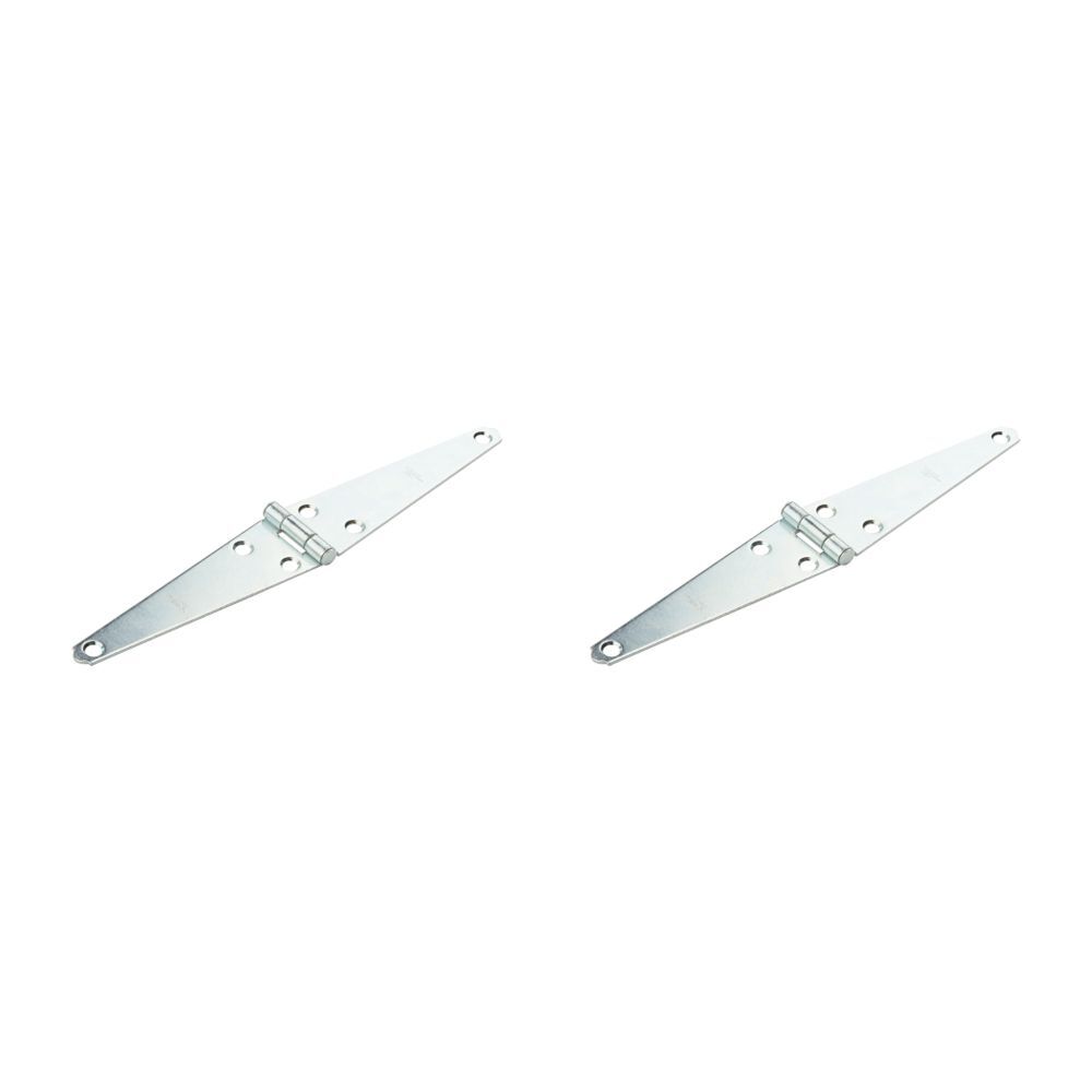 National Hardware Zinc Plated Light Strap Hinge, 5-In, 2-Pk