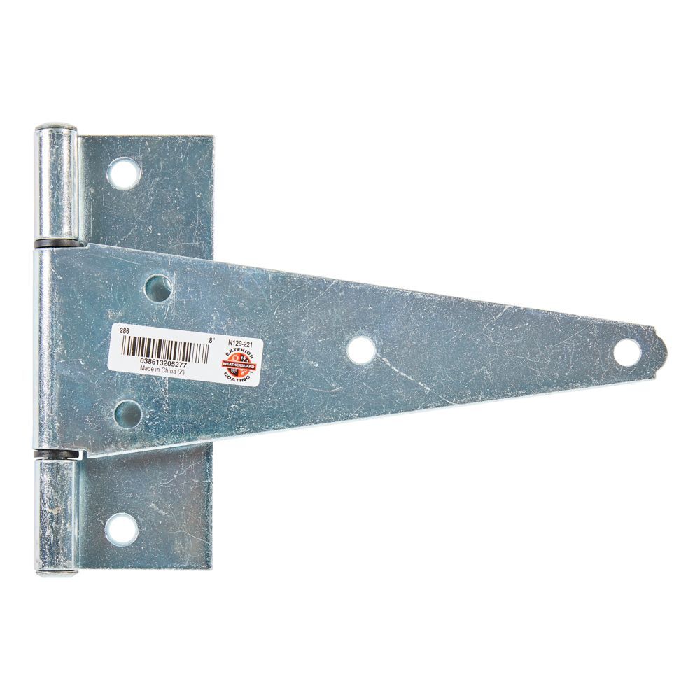 National Hardware Zinc Plated Extra Heavy T-Hinge, 8-In