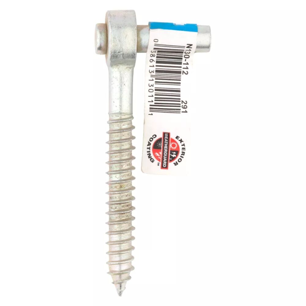 National Hardware Zinc Plated Screw Hook, 1/2-In X 4-In