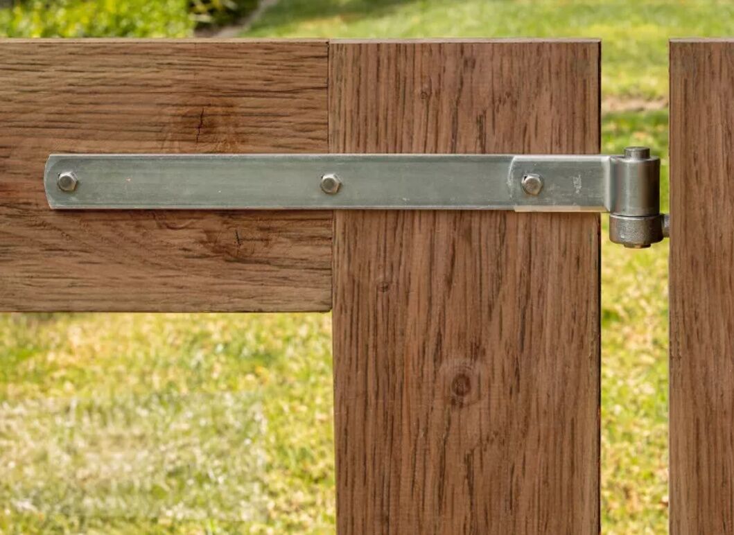 National Hardware Zinc Plated Hinge Strap, 8-In