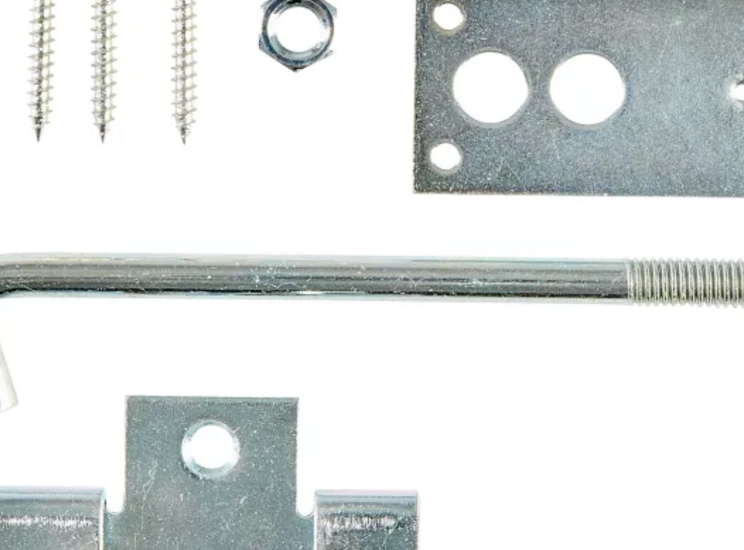 National Hardware Zinc Plated Jamb Latch, 7-In