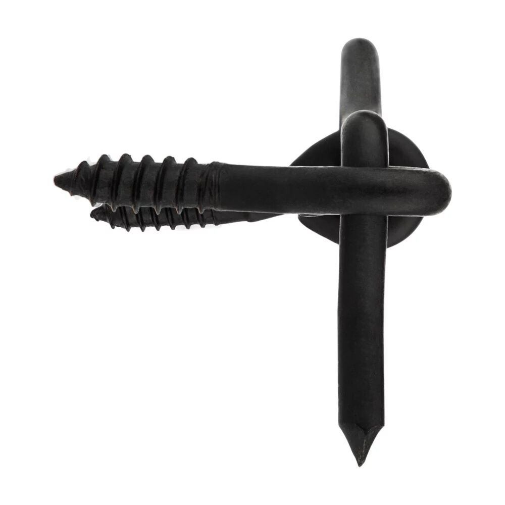 National Hardware Black Hook & Eye, 4-In