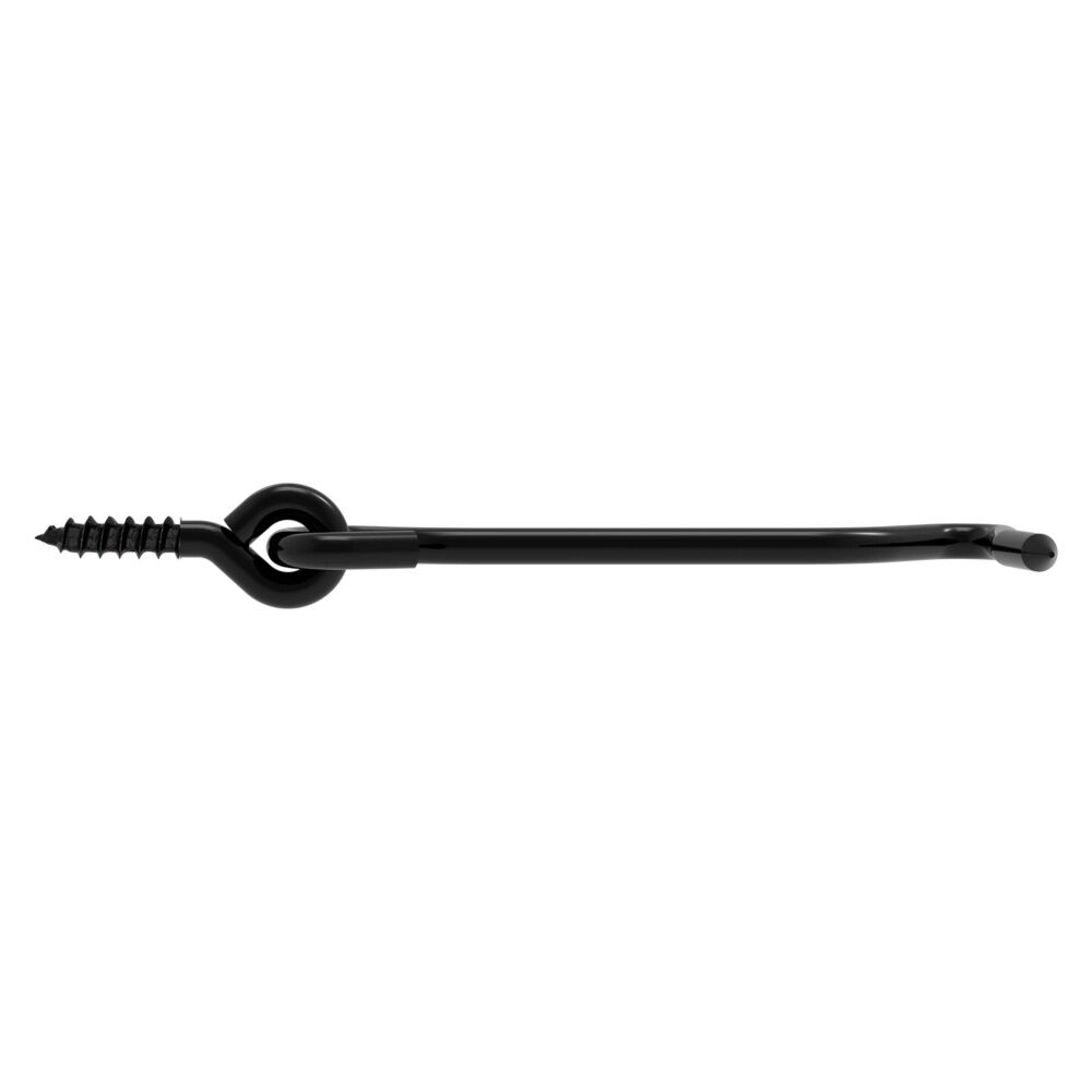 National Hardware Black Hook & Eye, 4-In
