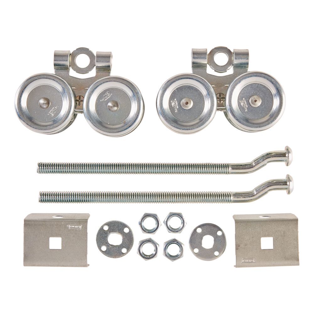 National Hardware Zinc Plated Box Rail Hangers, 9-In