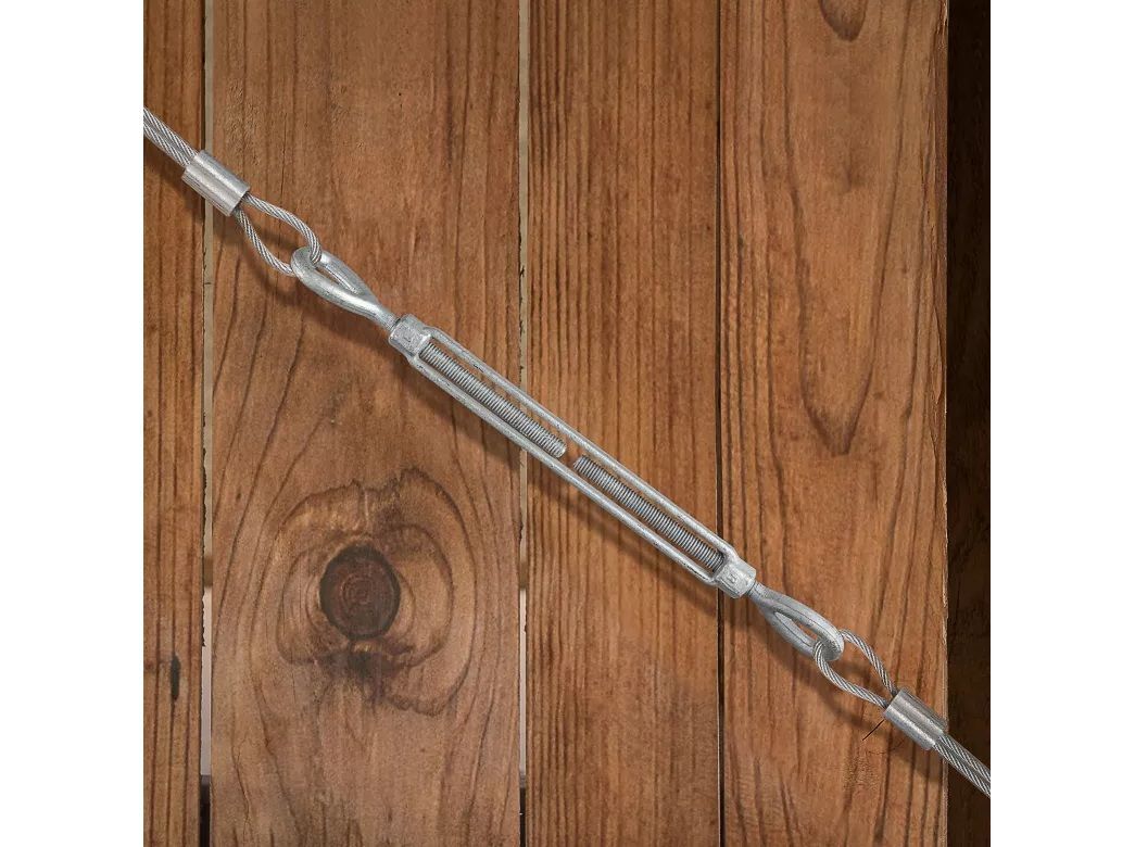 National Hardware Galvanized Eye/Eye Turnbuckle, 1/2-In x 9-In