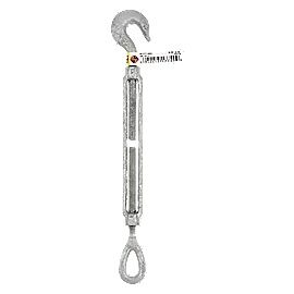 National Hardware Galvanized Hooks/Eye Turnbuckle, 3/8-In X 6-In