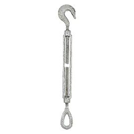 National Hardware Galvanized Hooks/Eye Turnbuckle, 3/8-In X 6-In