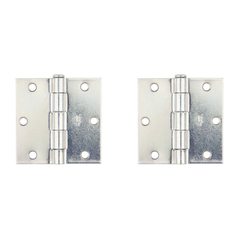 National Hardware Zinc Plated Removable Pin Broad Hinge, 3 1/2-In
