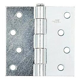 National Hardware Zinc Plated Removable Pin Broad Hinge, 4-In