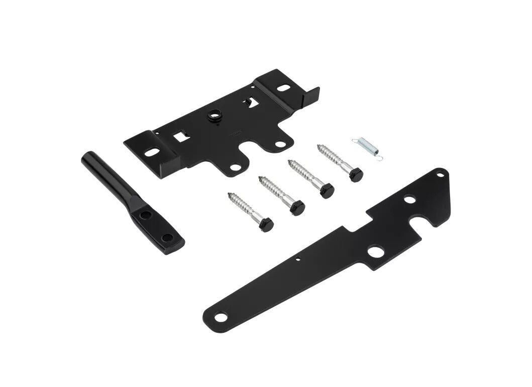 National Hardware Black Post Mount Gate Latch